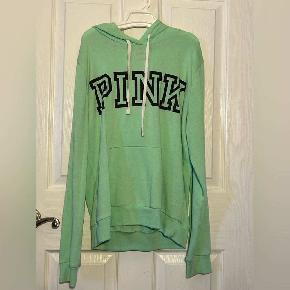 PINK sweatshirt in the color teal